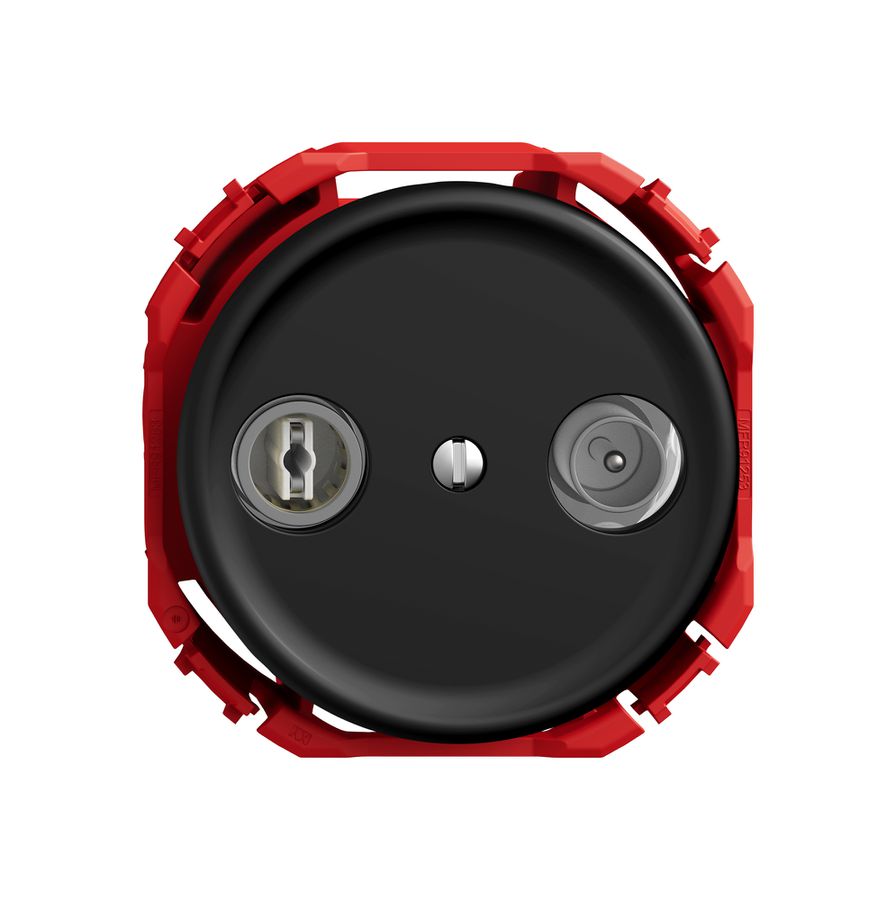 Antennendose TV-R STANDARDdue SNAPFIX® Durchgangsdose 23dB sz