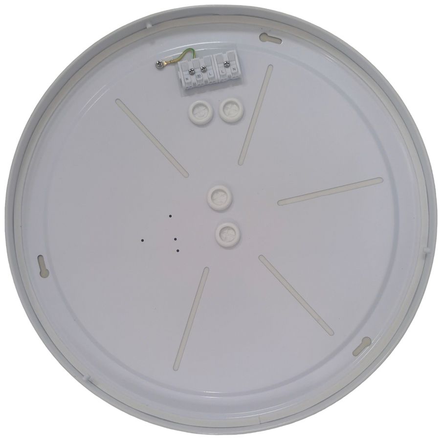 Plafonnier/applique LED DOTLUX LUNA 1×15W Ø380×115mm blanc