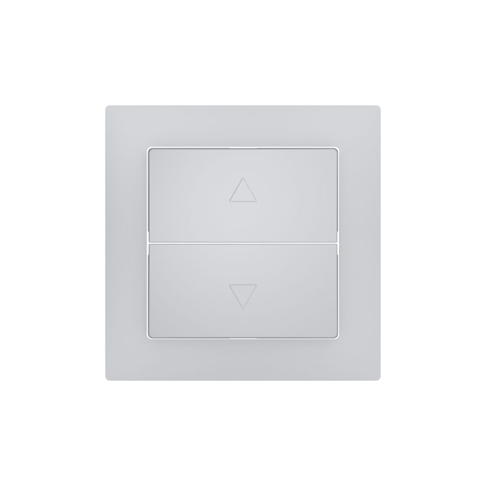 UP-Frontset SIDUS Z/E Al für Storenschalter 1-Kanal