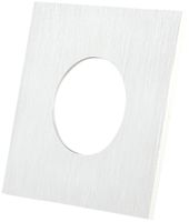 Zierring DOTLUX für LED-Downlight MULTI/MULTIsun 84×84mm aluminium gebürstet