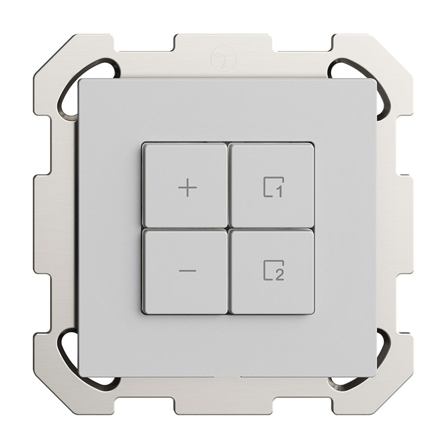 UP-Nebenstelle 1K/4T zu Dimmer Szene Edue Wiser hellgrau