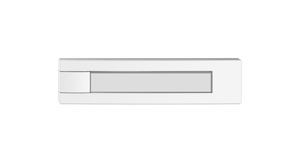 Poussoir 1/4 EDIZIO.liv SNAPFIX® p.KNX&UNI s.LED a.étiquette comm.1touch.bc