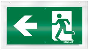 Piktogramm-Scheibe ESYLUX für SLX einseitig Pfeil links