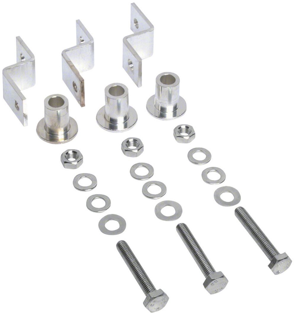 Kit di montaggio Hager per trasformatore weber.silas DIN2 3 pezzi