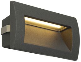 EB-LED-Wandleuchte SLV DOWNUNDER OUT M, 0.96W 85lm 3000K IP55 anthrazit