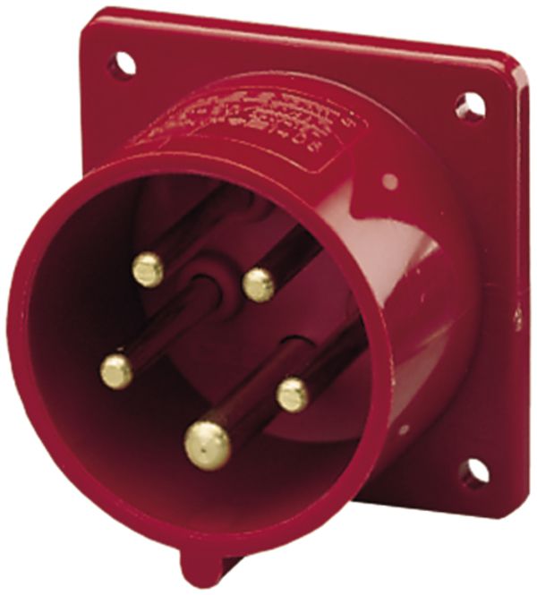 Spina d'attrezzi INS IP44 5P 32A 400V 6h, 72×78×72mm