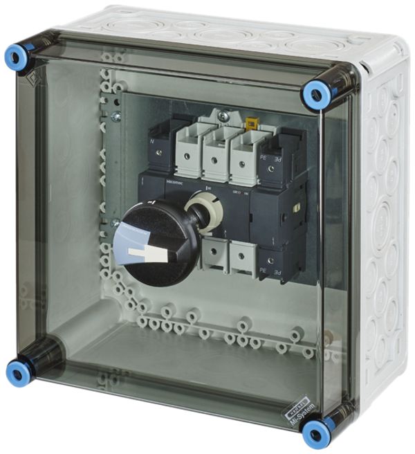 Lastschaltergehäuse Hensel Mi, 100A, 3-polig+PE+N