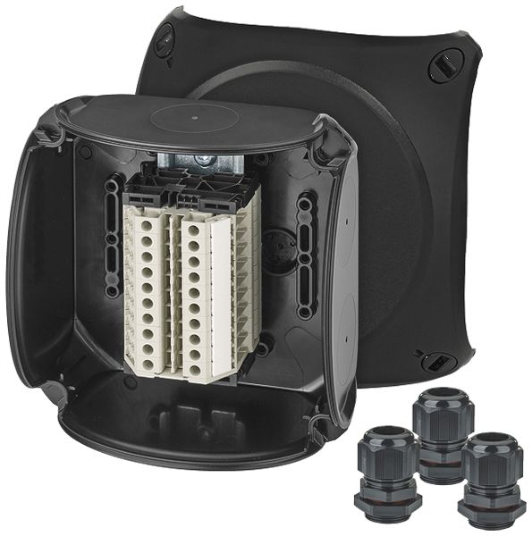 Boîte de dérivation AP Hensel RX 0610 AX Ex-2/22 10×6mm² 130×130×77mm IP66 no