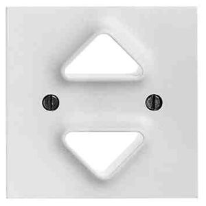 Frontplatte für 2-Tasten weiss Edizio