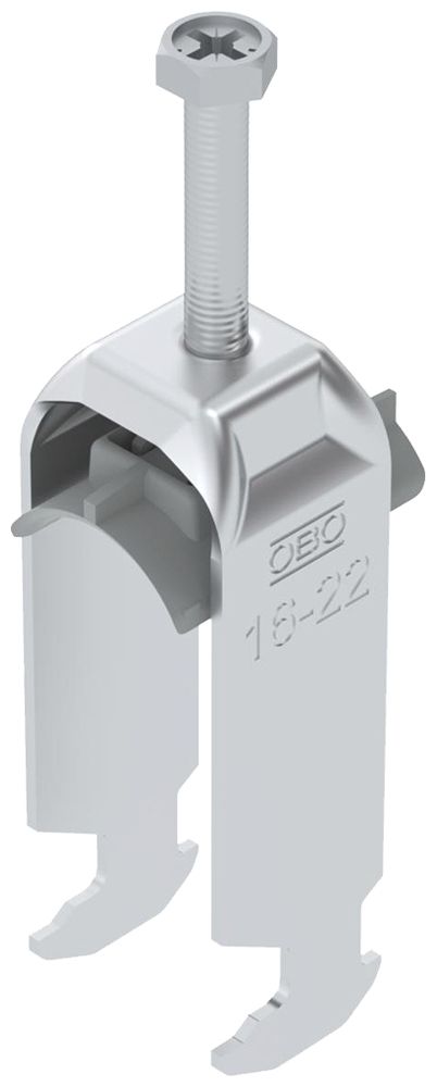 Fixation rapide BET 2056 pied à H matière synthétique 16…22mm 2×câble aluminium