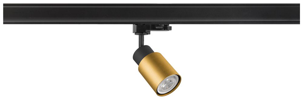 Spot SLV PURI 2.0 Tube GU10 1×6W REG AD3PH Ø55mm nero/oro