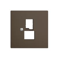 Frontplatte EDIZIOdue coffee für DSL-Breitband Dose