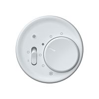 Termostato ambiente origin con interruttore 230VAC 5…30°C 10A bianco