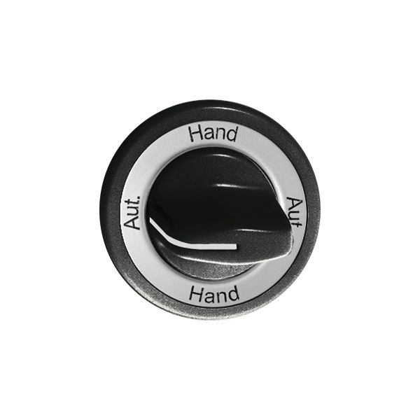 Frontset Aut.-Hand-Aut.-Hand für Drehschalter schwarz FH