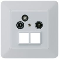 UP-Antennendose R/TV-Daten kallysto.trend HMS 2GHz 14db hellgrau