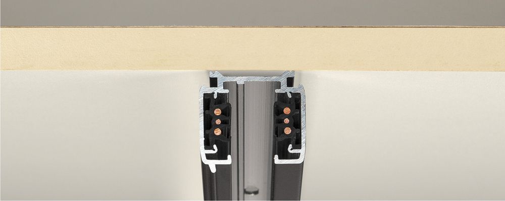 AP-Stromschiene SLV S-TRACK DALI 3-phasig, 3m, schwarz