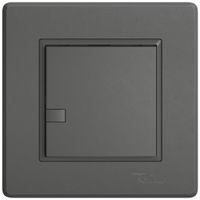 Poussoir universel ENC EDIZIO.liv UNI SNAPFIX® 12…48V s.LED 1× comm.1T grf