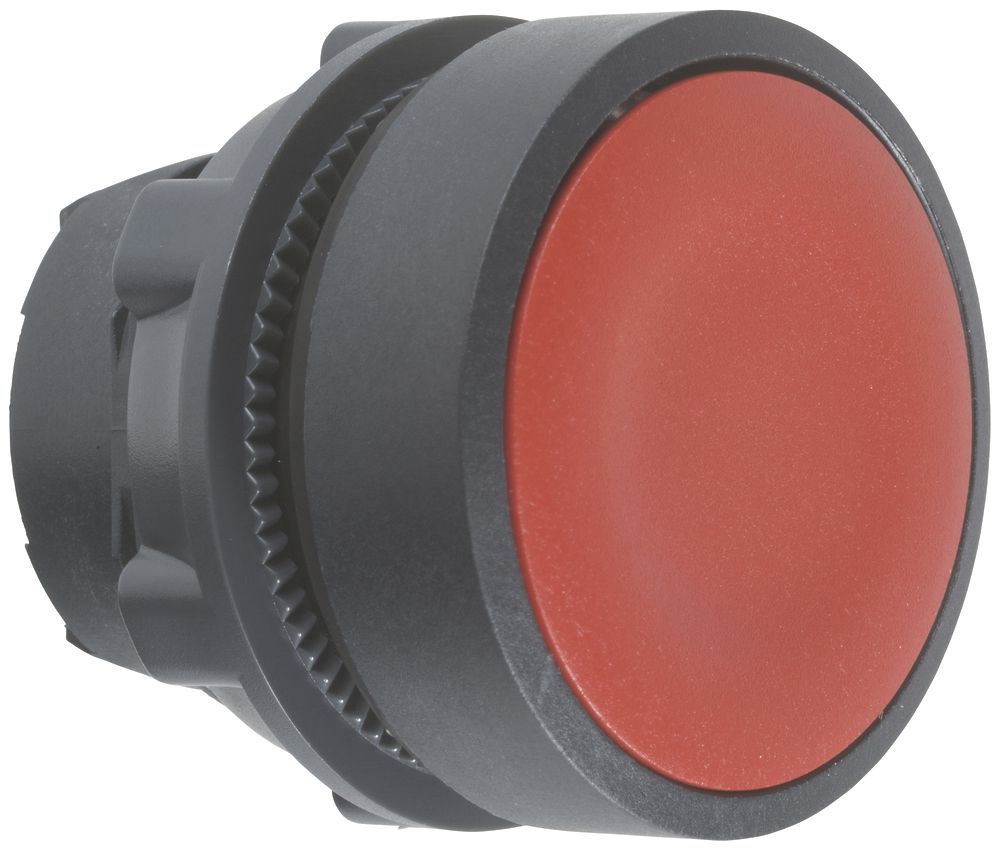 Pulsante Schneider Electric piatto rosso