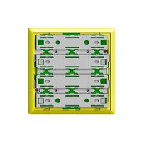 Plaque frontale universelle pour 2×1t EDIZIOdue lemon, sans LED