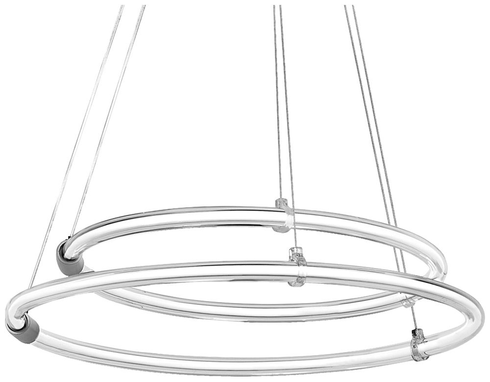 Lampada sospesa LED LEDVANCE Decor Aura 21W 2400lm 830 Ø498 trasparente