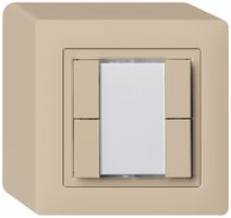 Poussoir universel AP 4×kallysto sans LED beige