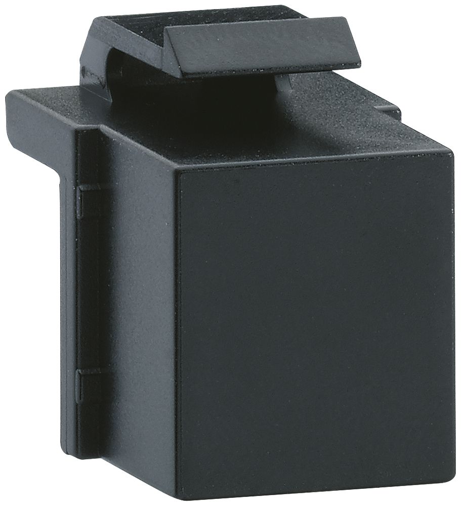 Blinddeckel Hager HMS, zu Keystone schwarz, Set à 100 Stück