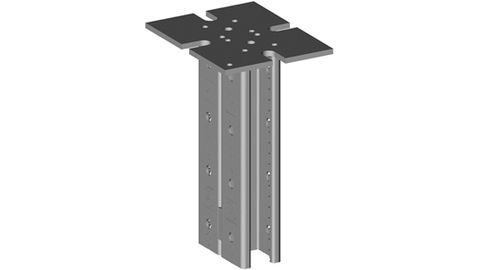 Deckenstützen doppeltes U-Profil