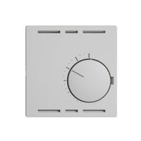 Kit frontale EDIZIOdue grigio chiaro, 60×60mm per termost.ambiente