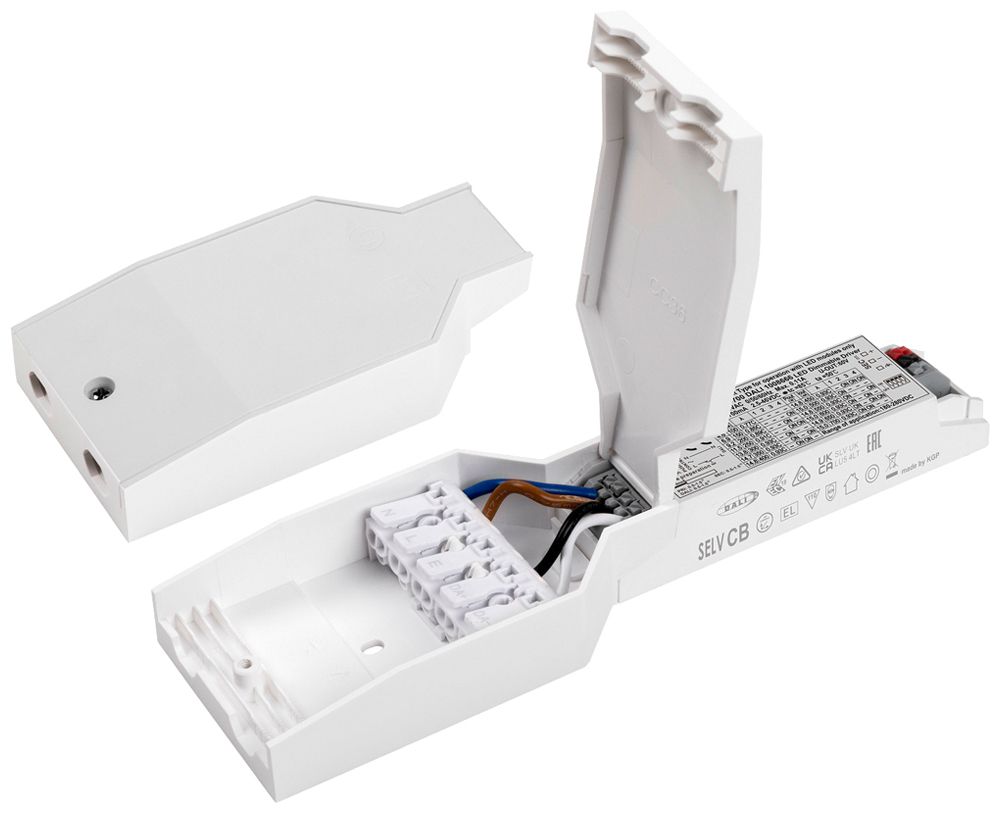 Alimentation LED SLV 4.6…15W 60V 100…700mA DALI 103.4×30×21mm