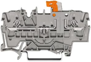 Trennmessklemme WAGO TopJob-S 2L 2.5mm² grau