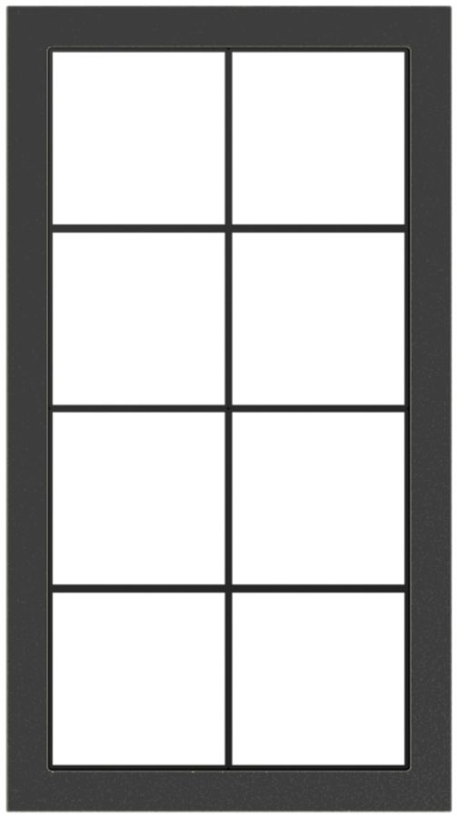 Telaio di copertura SIDUS 4×2 nero