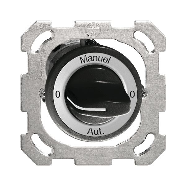 UP-Drehschalter 0-Auto-0-Main FH 2/1P schwarz mit Drehgriff