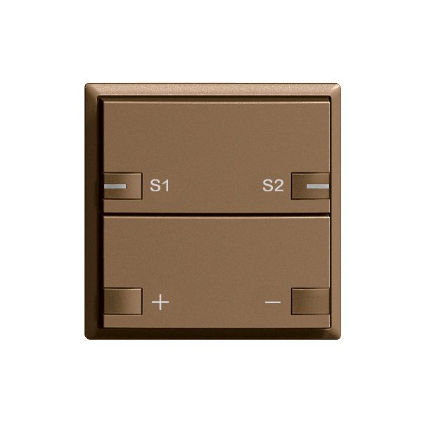 UP-Taster ZEP Universaldimmer Szene 1K/2T EDIZIOdue coffee