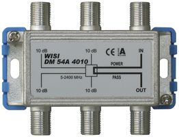 F-Abzweiger WISI DM54A4010 4-fach 12.5…14dB 5…2400MHz