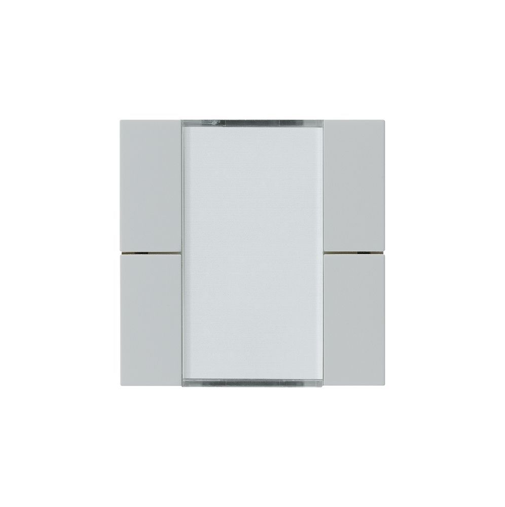 Frontset Hager kallysto 4×KNX systemlink/easylink hellgrau