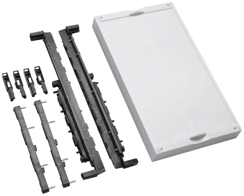 Kit Hager univers N 450×250mm pour rail collecteur distance 60mm horizontal