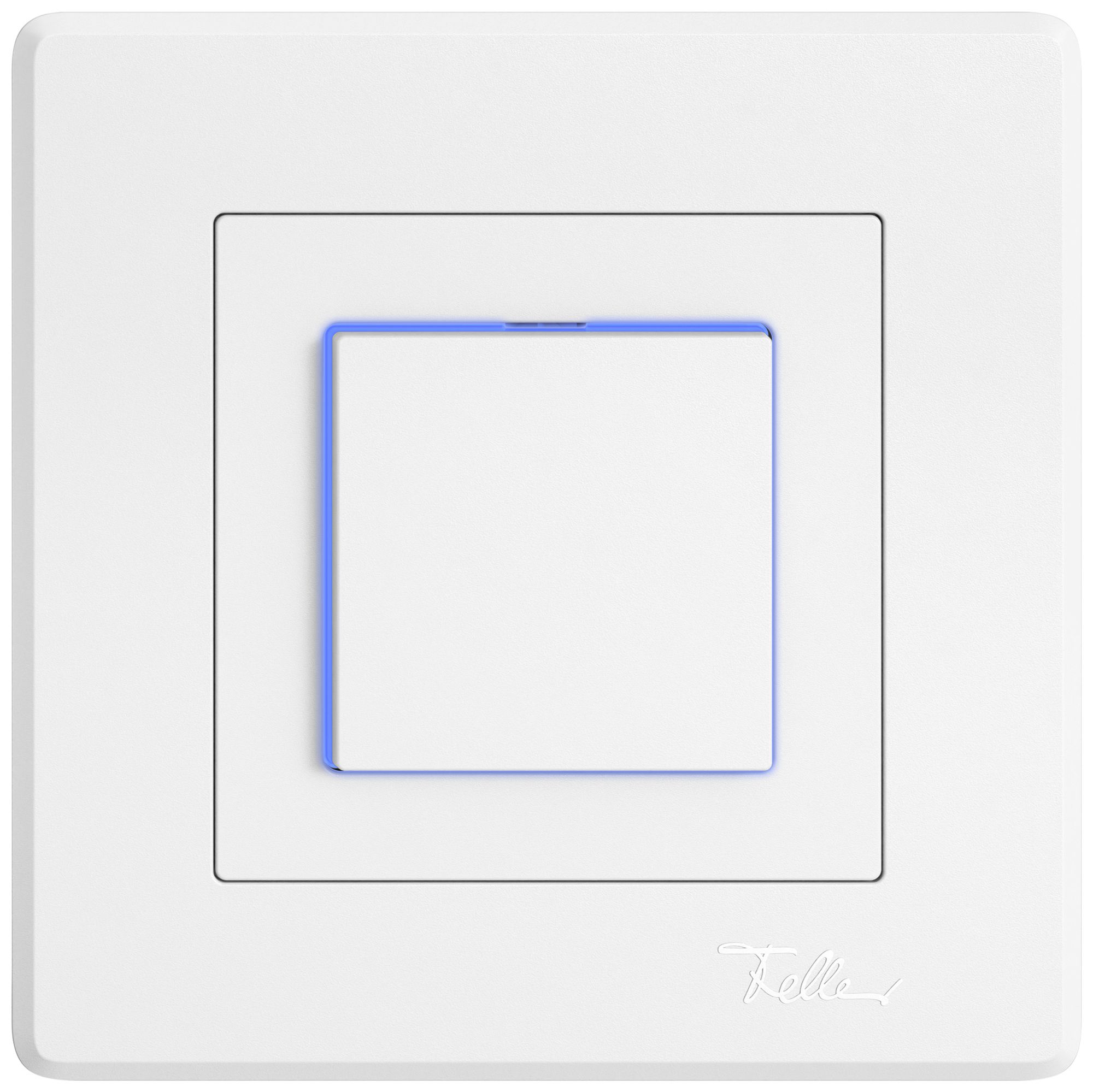 UP-Leuchtdruckschalter EDIZIO.liv SNAPFIX® 3/2L Seitenlinse LS blau ws