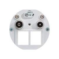 Intérieur pour prise multimédia Hager R/TV montage E 10.5dB 2GHz