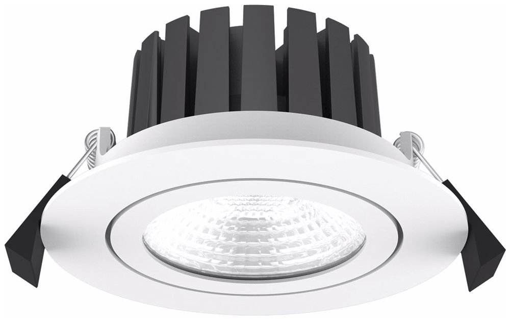 Spot LED INC iQLEDS Luna R 5W 3000K 475lm trou Ø72mm 60° IP65 blanc