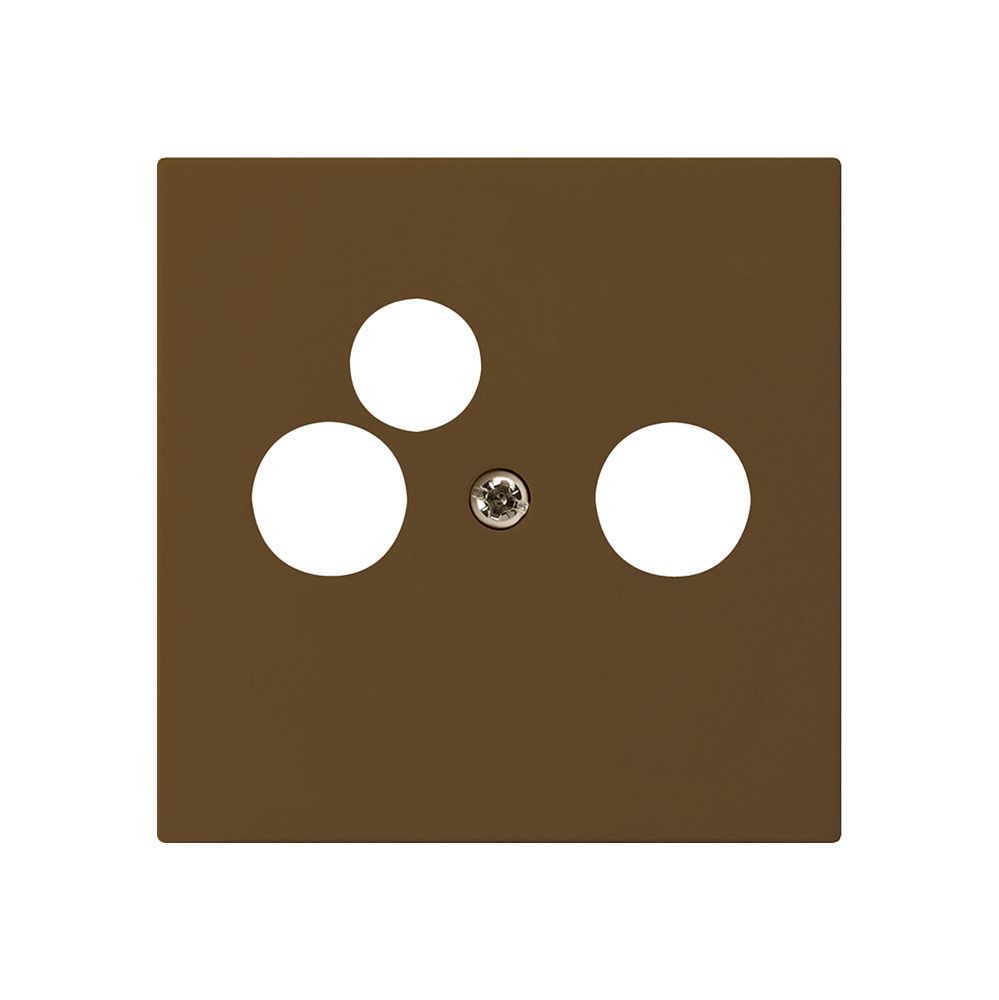 Frontplatte kallysto 60×60mm br für R/TV-NET