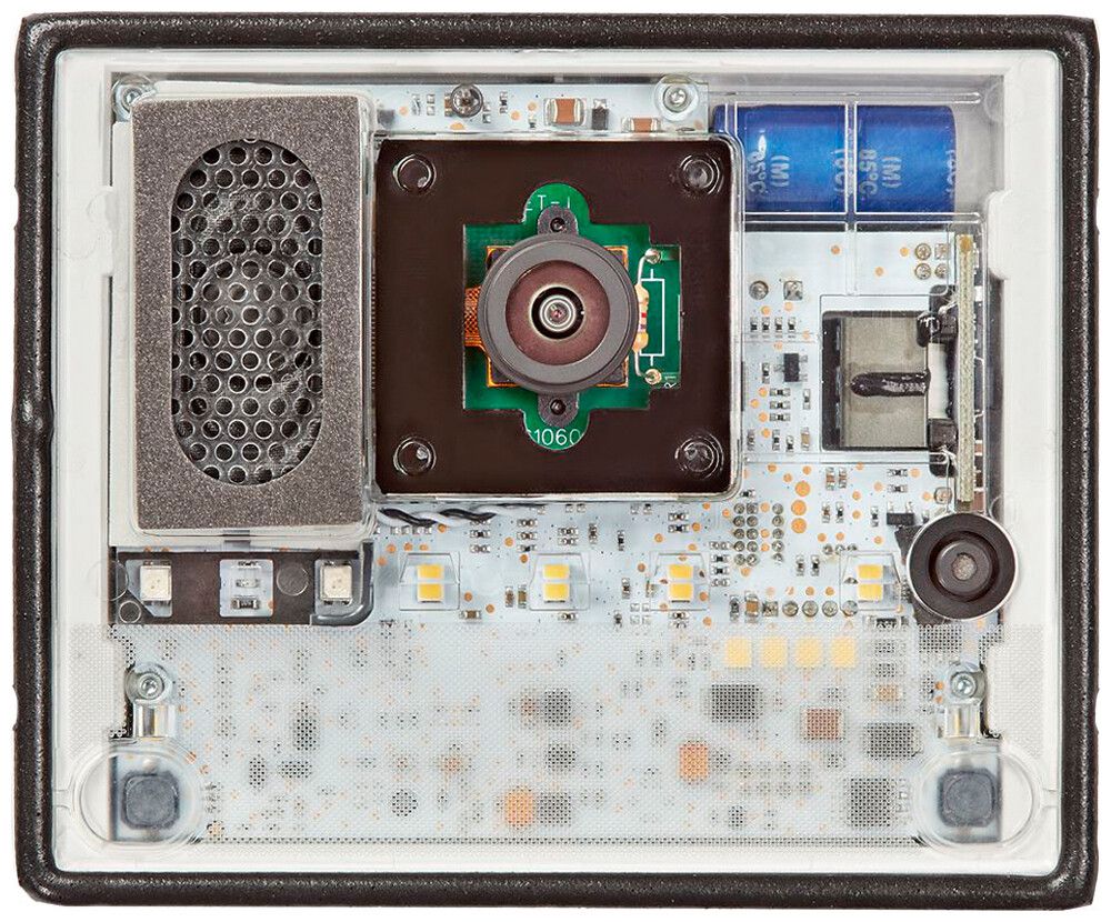 Modulo telecamera a colori Urmet Alpha, 1×modulo, 90×125mm, per IPerCom
