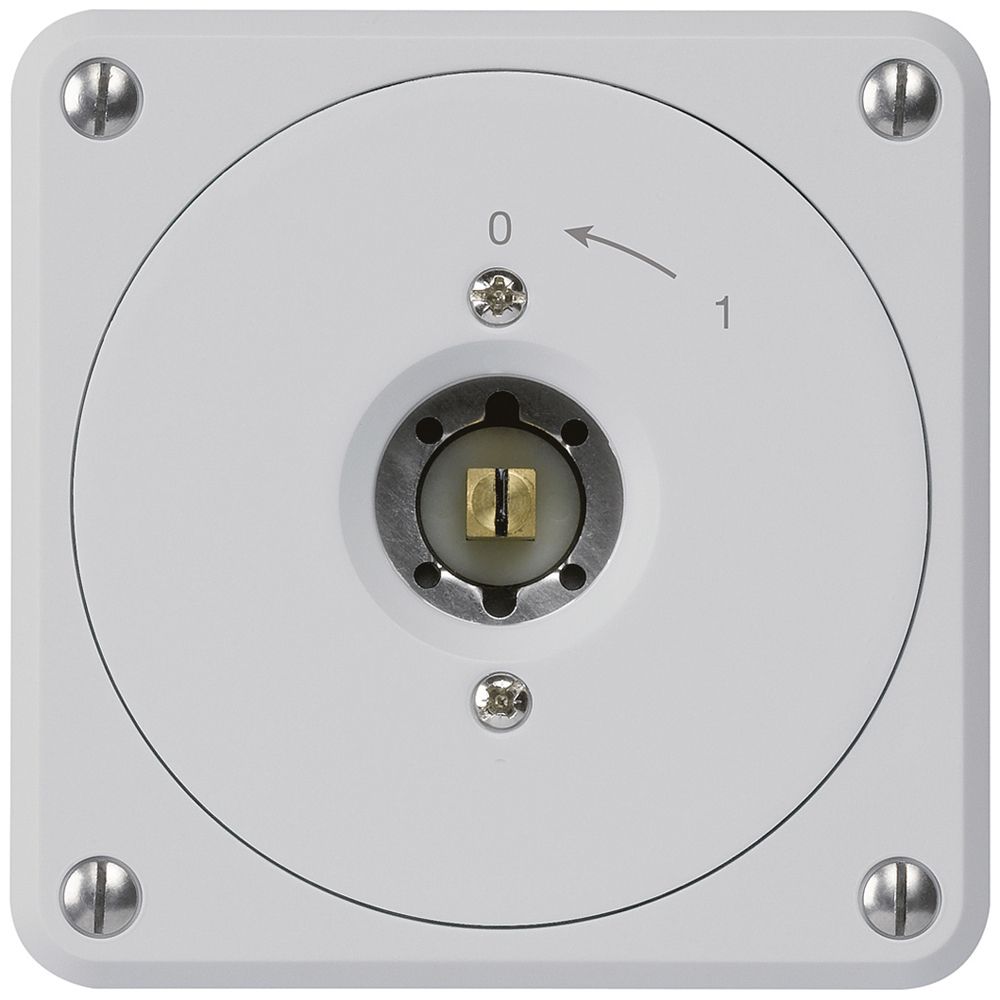 Contact pivotant à clé carrée ENC robusto gris sans clapet 1P combi