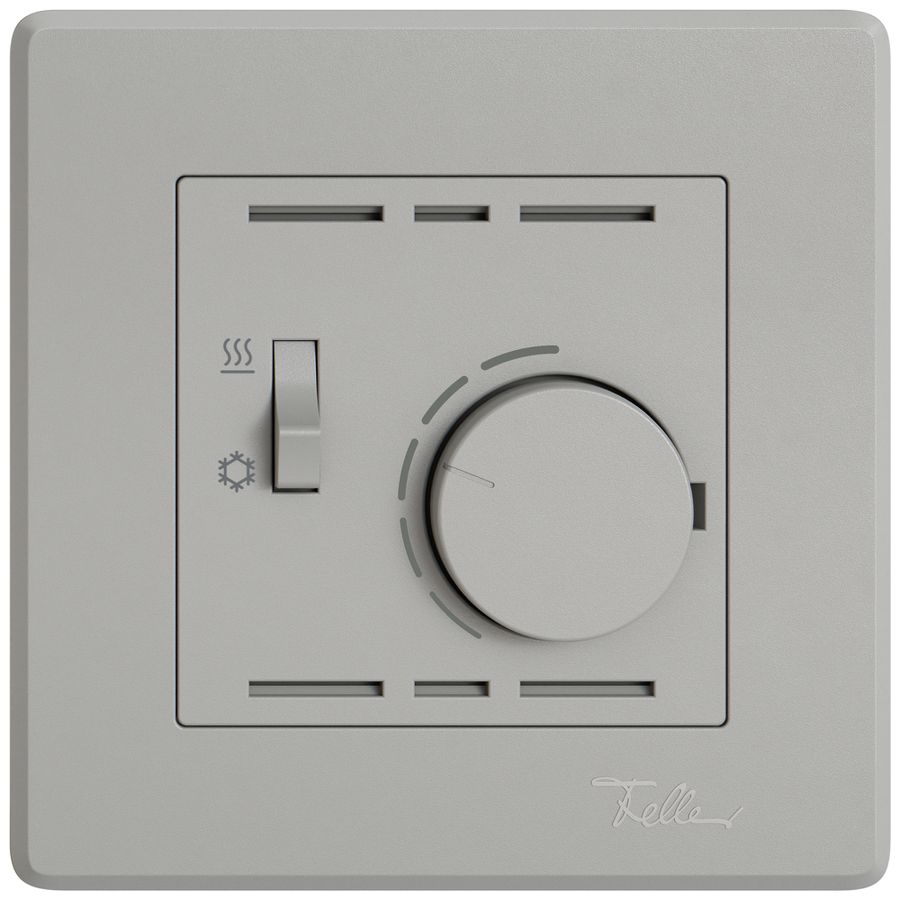 Termostato ambiente INC EDIZIO.liv SNAPFIX® inter.risca./refrig.230VAC 50Hz grc
