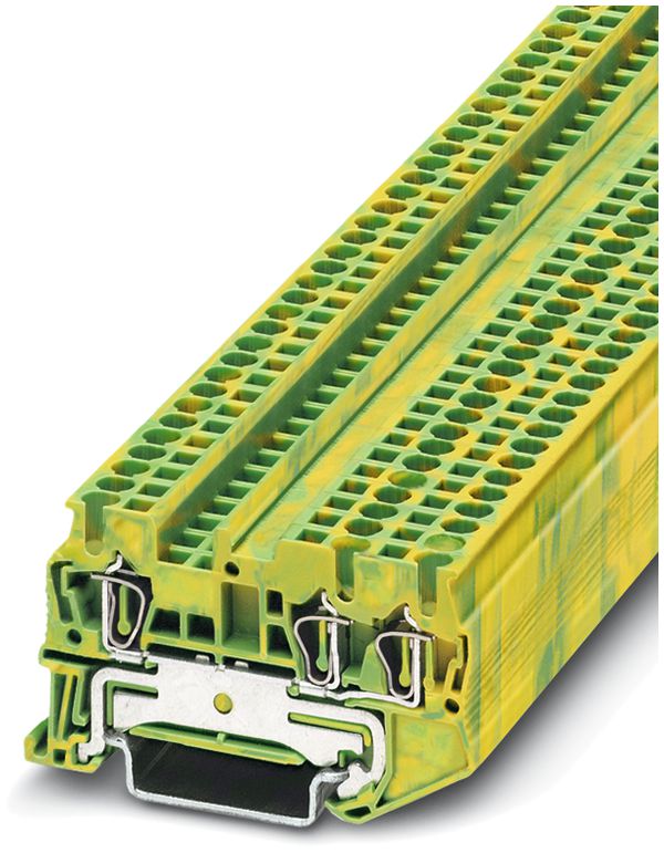 Morsetto a molla 0.08…4mm² TWIN verde/giallo