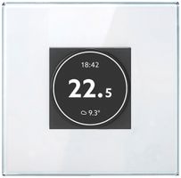 UP-Raumthermostat FINDER 4box SWIPE 5A/230VAC 7…33°C 485×23×434mm weiss