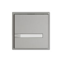 Pulsante universale EDIZIO.liv UNI SNAPFIX® c.LED RGB 1× com.1T targ.grc