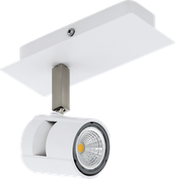 VERGIANO, GU10-LED, 1x 5W, 400 lm Weiss/Nickel-Matt