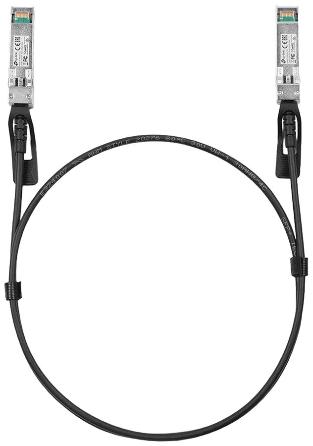 Câble patch SFP+ TP-Link Omada SM5220-1M Duplex SFP+/SFP+ noir 1m