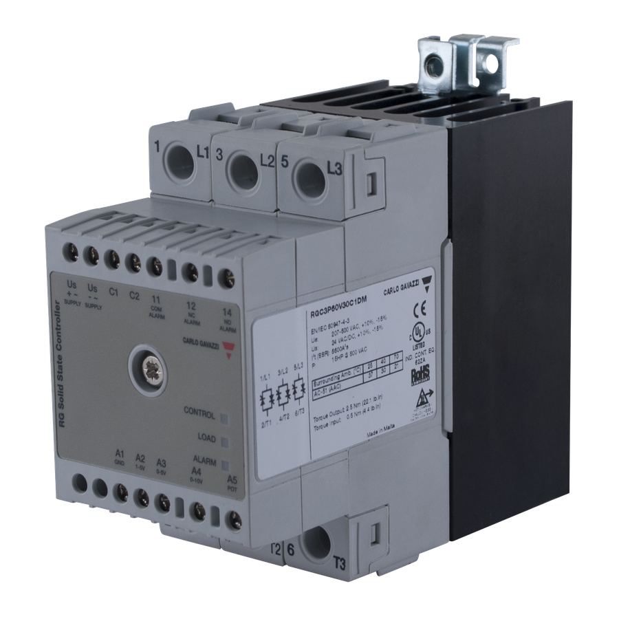 Carlo Gavazzi Controllore di potenza 0-10V, RGC3P
