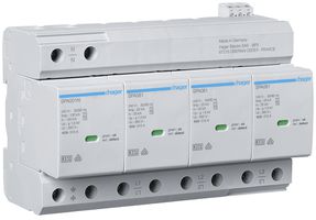 Kombiableiter Hager SPD TN-S TT 4L 400V 25kA 1.5kV 8TE